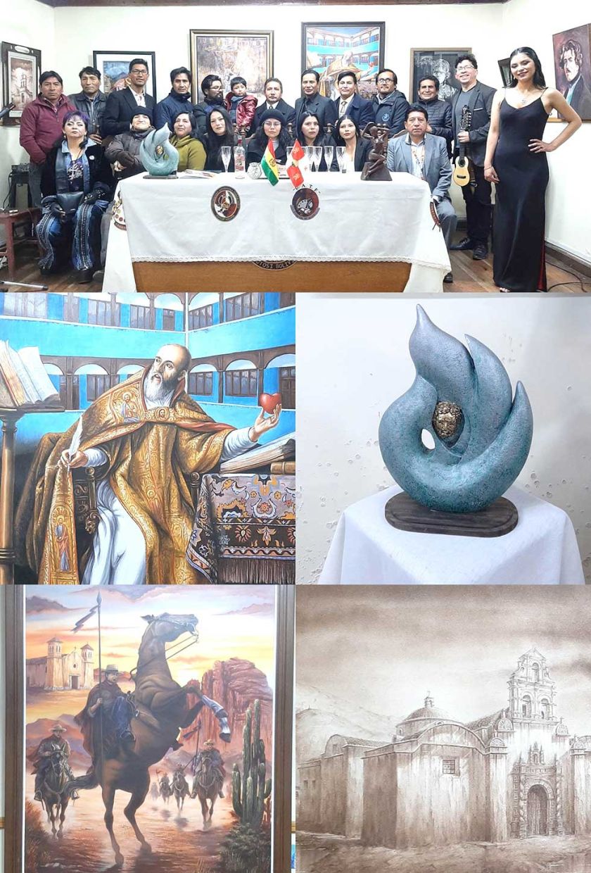 Maestros de Artes Plásticas exponen su arte en Potosí