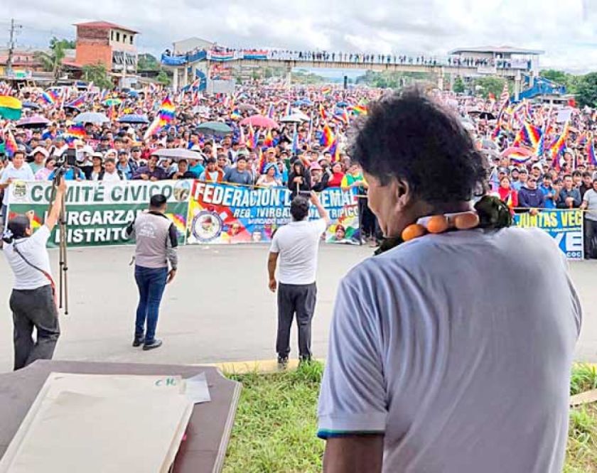 Evo amenaza a Paz: “Vamos a ver quién tiene los días contados”
