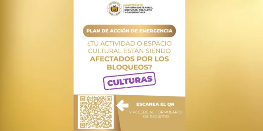 Gobierno habilita registro para medir el impacto de los bloqueos en el sector cultural