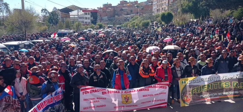 Instituciones en Potosí se pronuncian en contra de los bloqueos de caminos