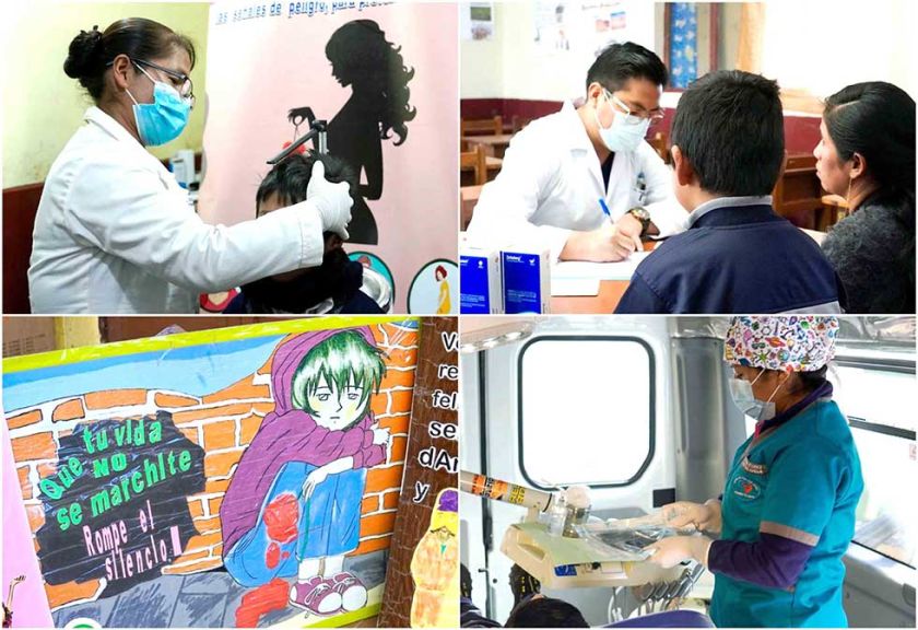 Escuela Simón Rodríguez organizó feria de salud