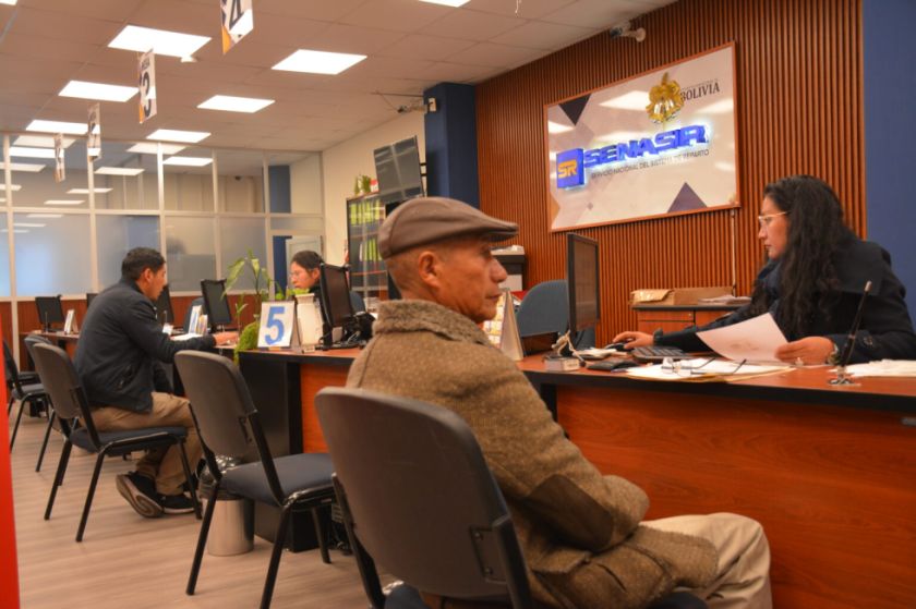 Senasir pone a disposición cuatro modalidades de cobro para el pago de rentas y pensiones