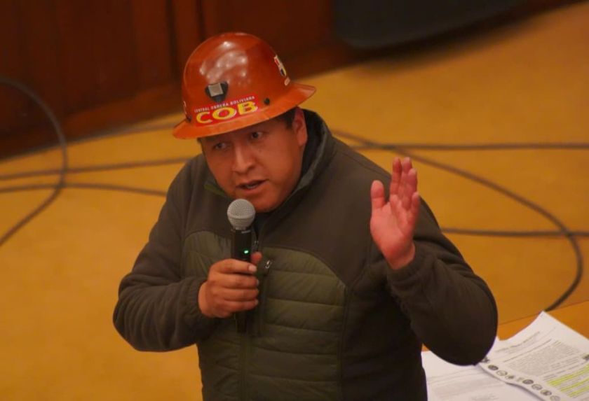 Dirigente evista dice que Argollo “se ha colgado” de la protesta campesina