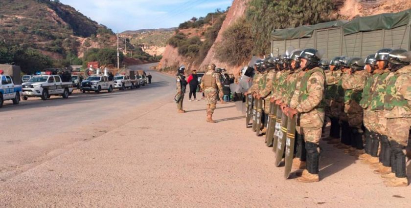 Cochabamba: El Ejército mantiene resguardo permanente en Parotani 