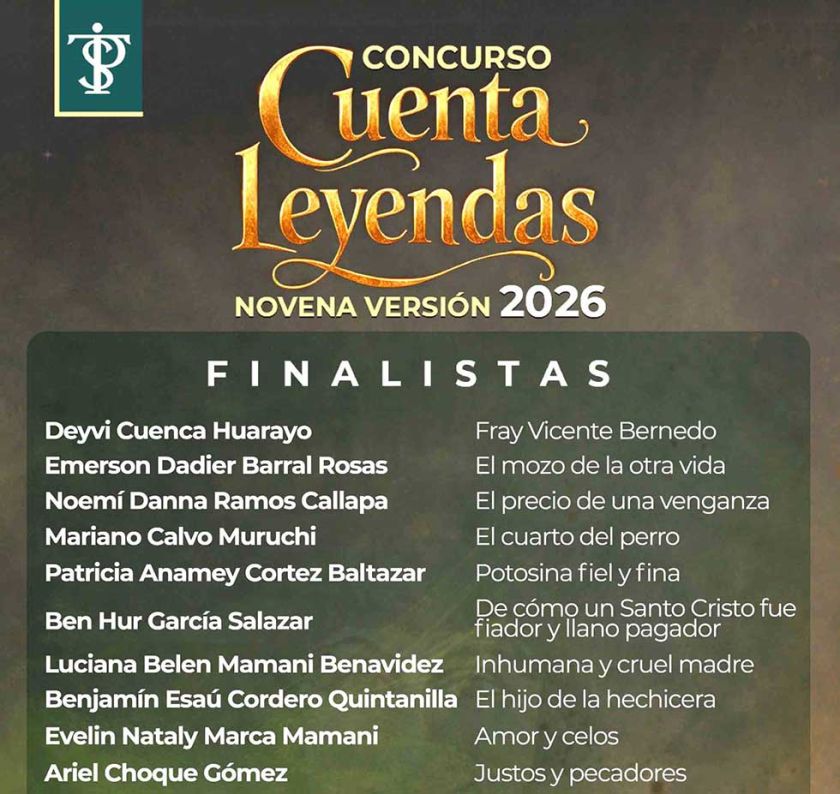 Cuenta Leyendas tiene finalistas de la novena versión