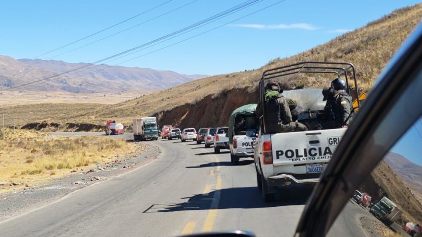 Gobierno informa que ruta La Paz – Desaguadero queda expedita