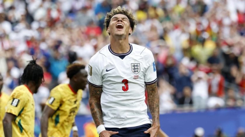 Inglaterra domina, pero Ghana resiste y el duelo termina sin goles