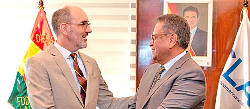 Nuevo embajador ratifica respaldo de EE.UU. a Paz