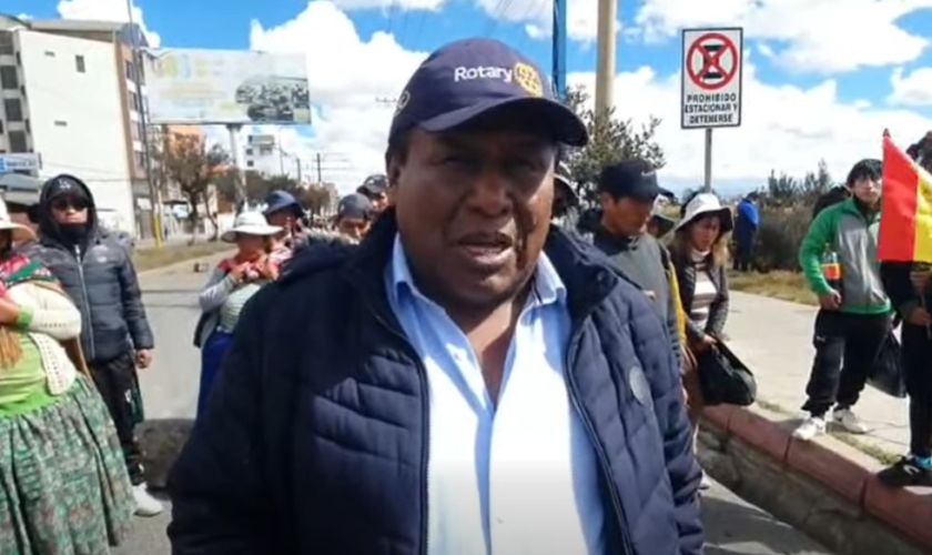 Aprehenden al dirigente alteño Alberto Quelali por bloqueos de más de 50 días