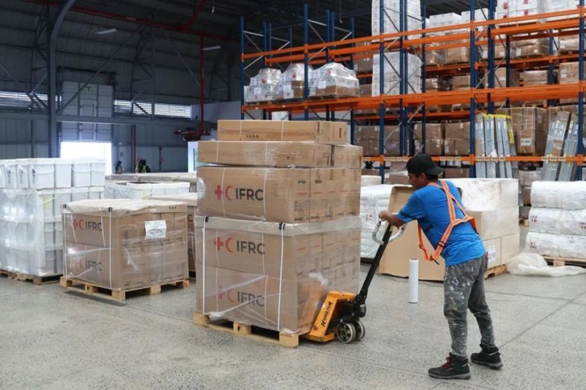 La Cruz Roja Internacional inicia el envío de toneladas de ayuda humanitaria a Venezuela