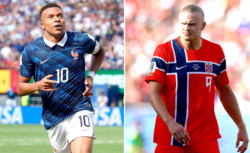 Mbappé-Halland,  un duelo estelar