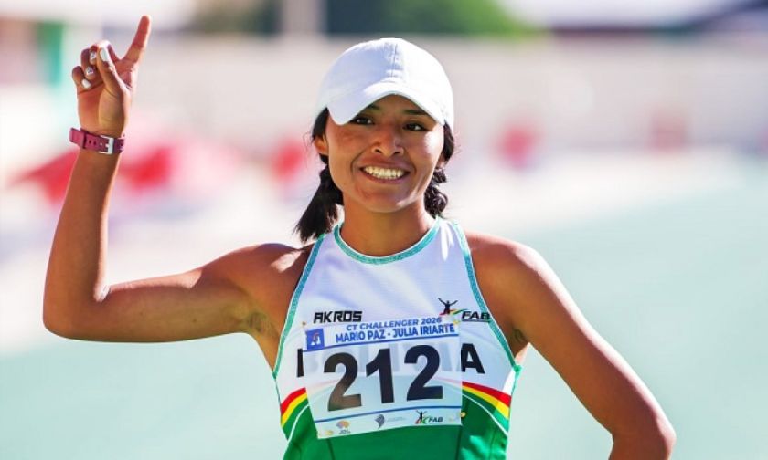 Fondista cochabambina consigue bronce para Bolivia en el Campeonato Panamericano de Atletismo