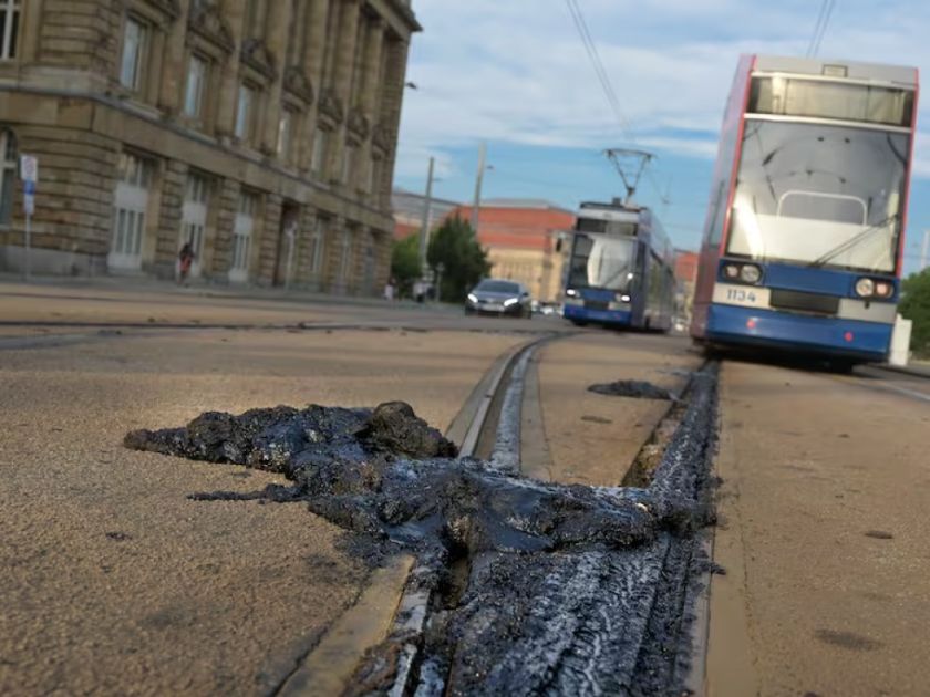 Alemania: El calor extremo derritió juntas de los raíles
