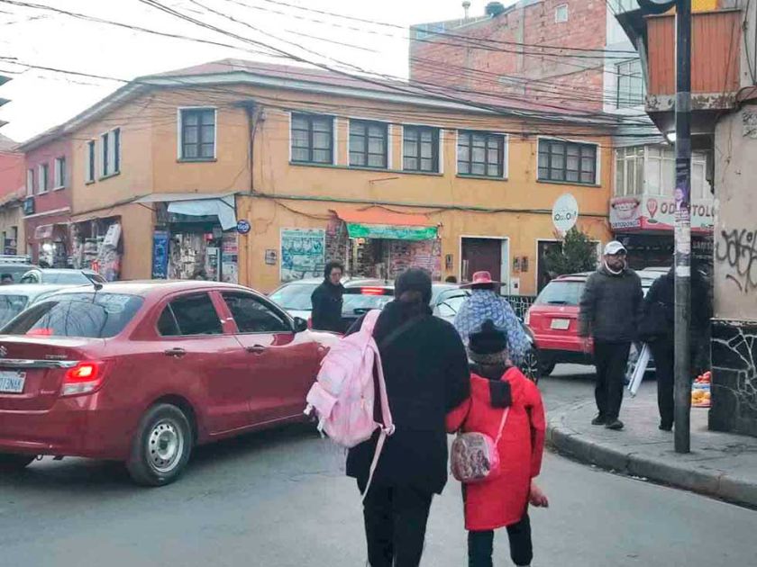 Pese al clima invernal, las clases son normales