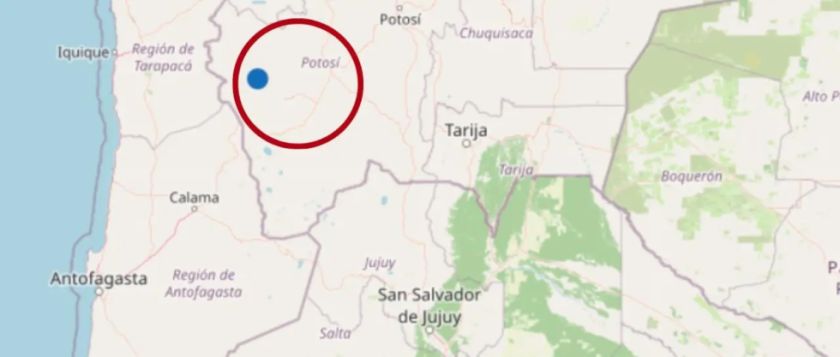 Sismo de magnitud 4.0 se registra en Potosí sin reportes de daños