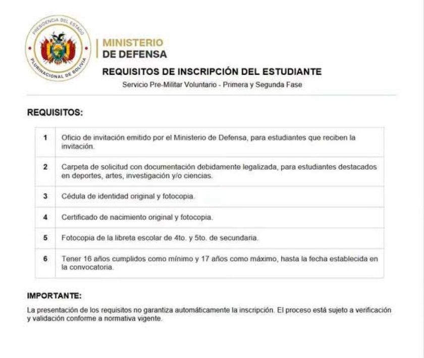 Habilitan web de consulta para servicio premilitar