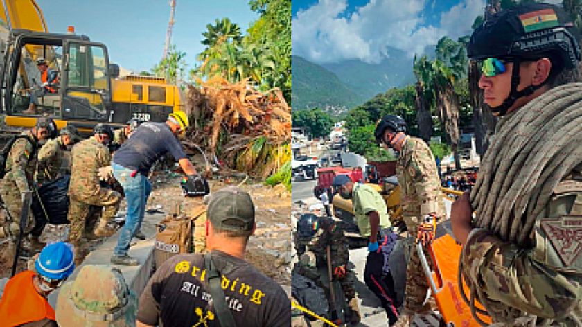 Rescatistas bolivianos concentran esfuerzos en recuperar víctimas en La Guaira