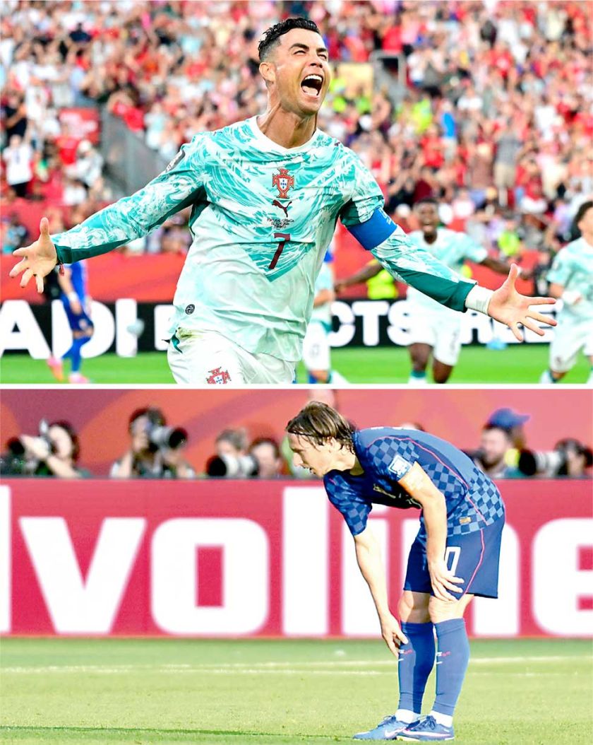 Cristiano y Portugal clasifican a costa  de Modric y Croacia