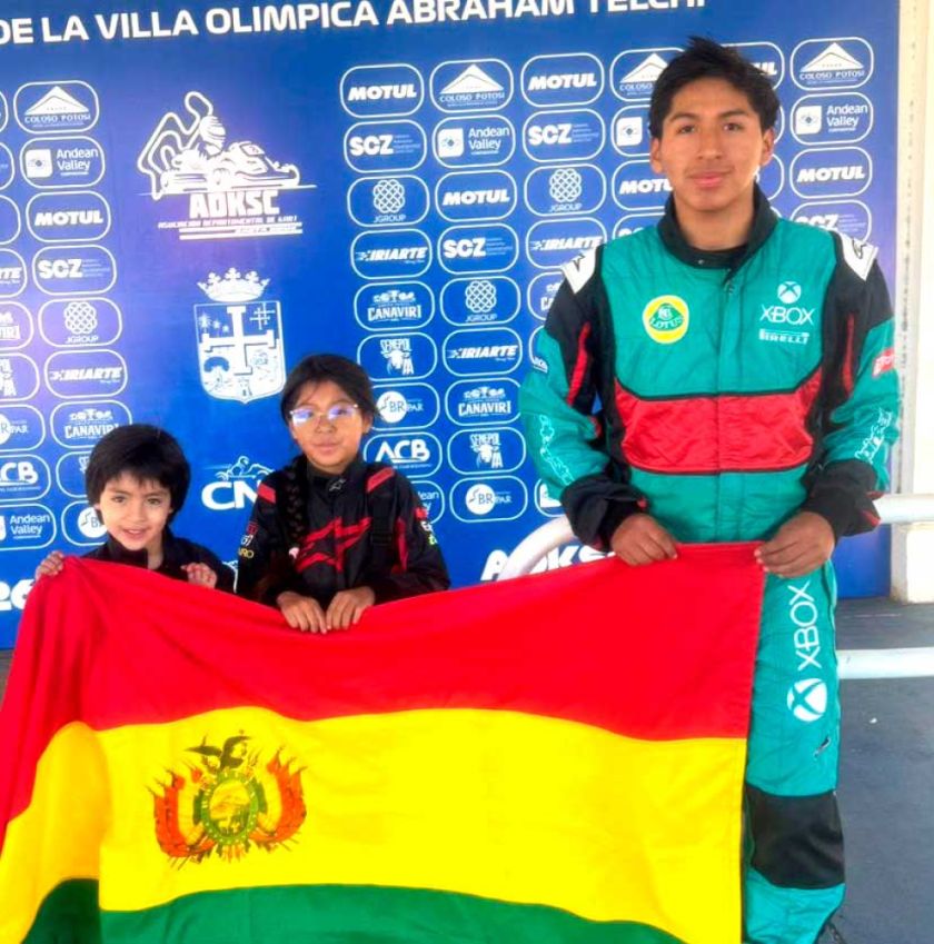 Pilotos potosinos encabezan el equipo boliviano de karting