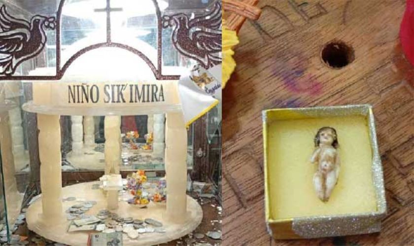 Roban la cuna de oro y  joyas del Niño Sik’imira 