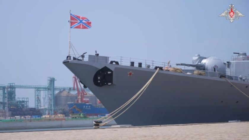 China y Rusia arrancan maniobras navales conjuntas en el mar Amarillo y el Pacífico