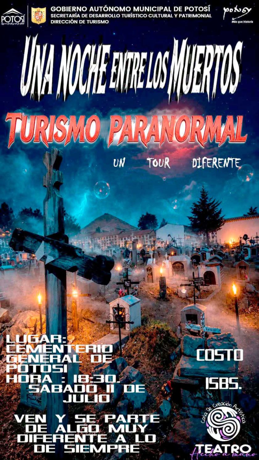 Invitan a un recorrido turístico en el Cementerio de Potosí