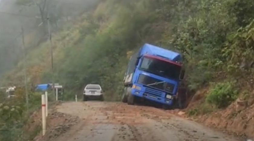 Cierran temporalmente un tramo de la carretera Sucre-Monteagudo