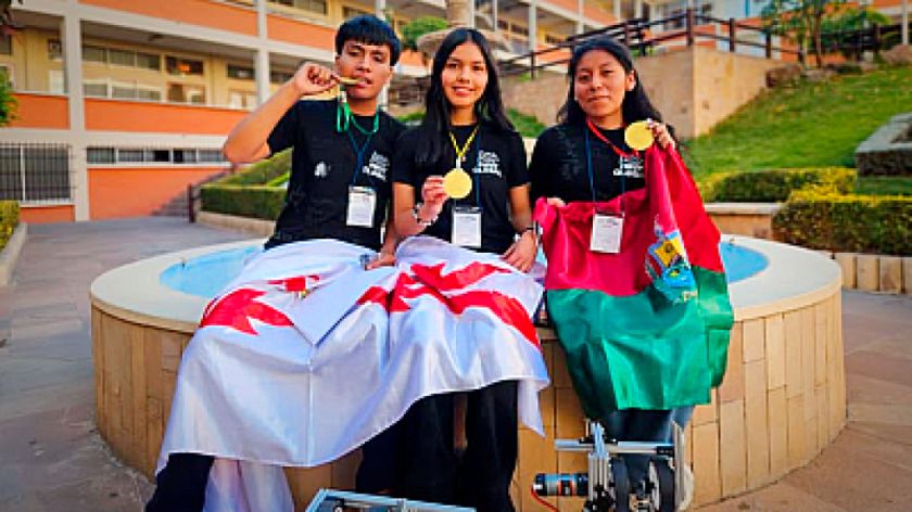 Bolivia ya tiene a sus representantes para el Mundial de Robótica First Global en Corea del Sur