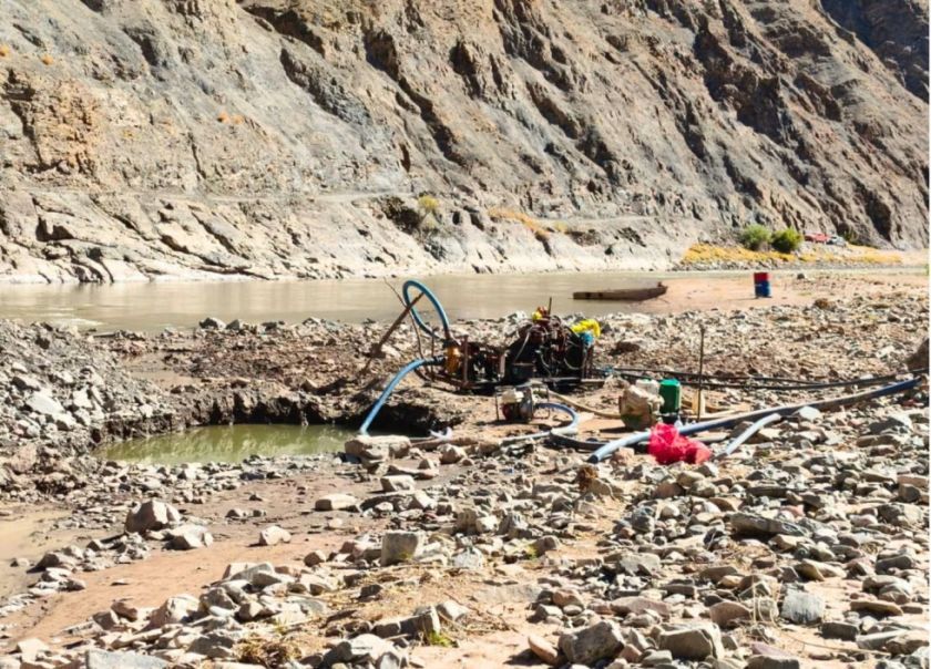 Denuncian actividades de minería ilegal en frontera Chuquisaca-Tarija