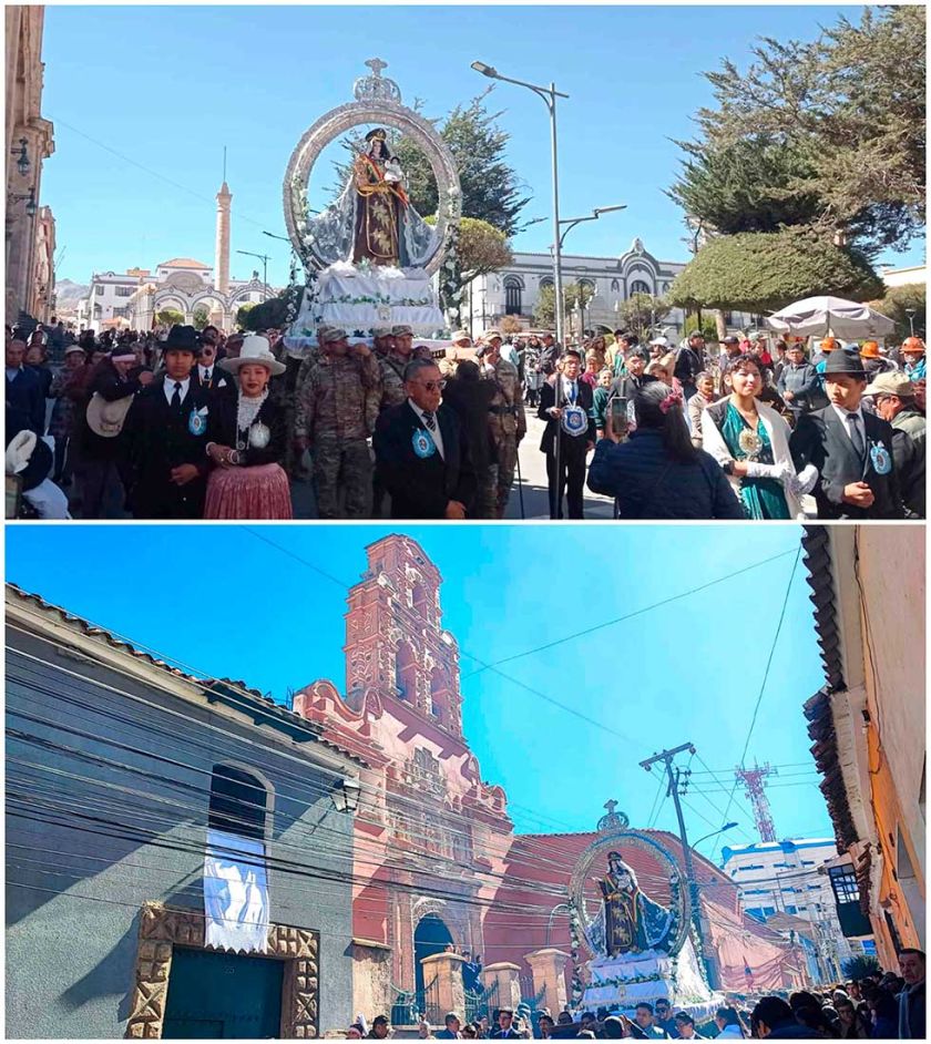 Virgen del Carmen vivió su fiesta con misa y procesión