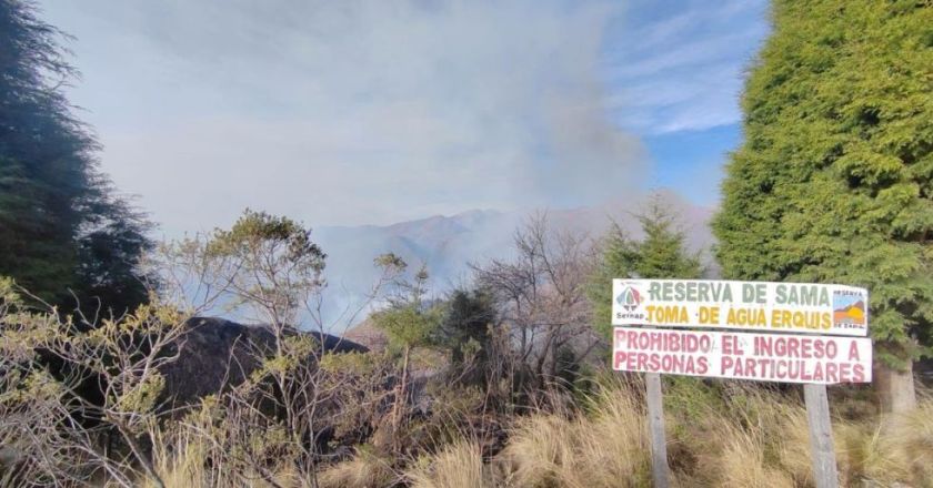 Tarija pide ayuda urgente por incendios en San Lorenzo y Erquis
