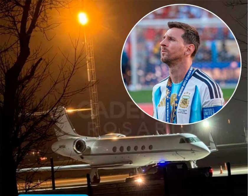 Messi regresó a Argentina