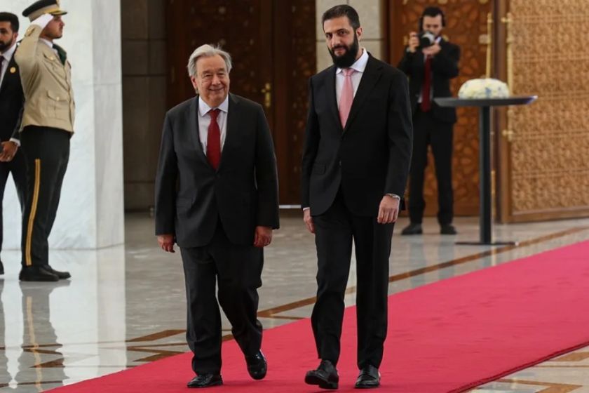 El presidente sirio recibe al jefe de la ONU durante su primera visita a Damasco