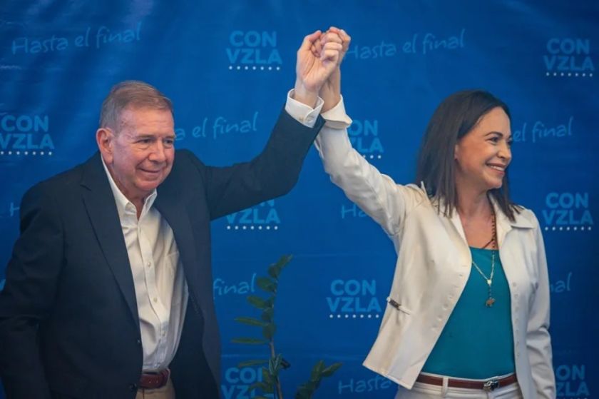 María Corina Machado y Edmundo González esperan determinación de elecciones en Venezuela