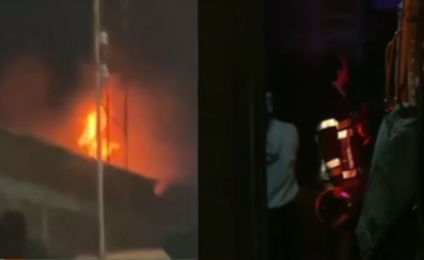 Un incendio de magnitud arrasa con parte de una vivienda en Sacaba