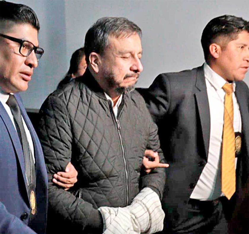 ¿Por qué fue aprehendido el exministro Medinaceli?