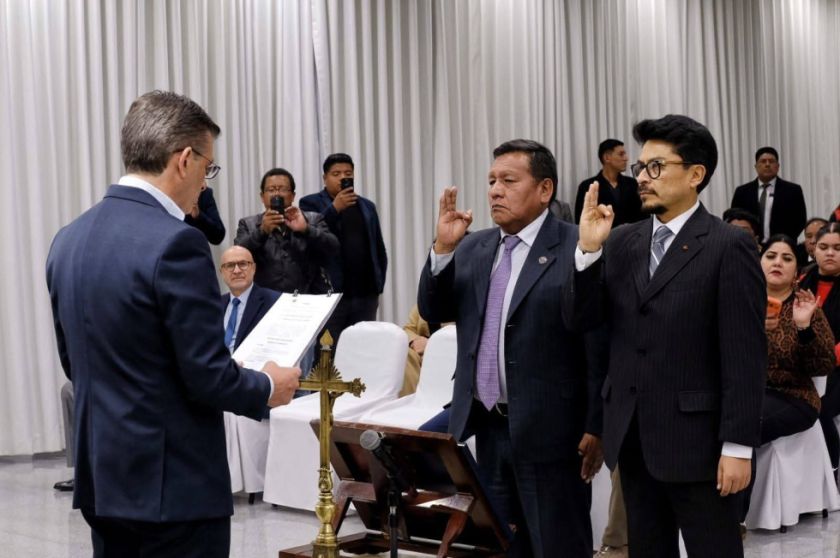 Rodrigo Paz posesiona nuevo ministro de la Presidencia y a Canciller