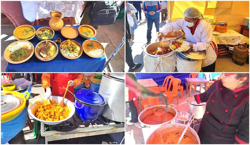 Los picantes potosinos fueron degustados en  feria gastronómica