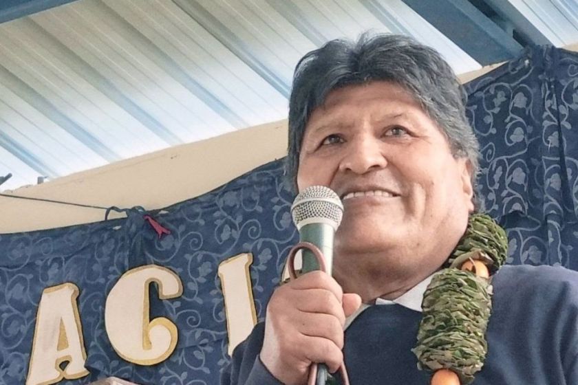 Evo Morales cuestiona la gestión de Rodrigo Paz