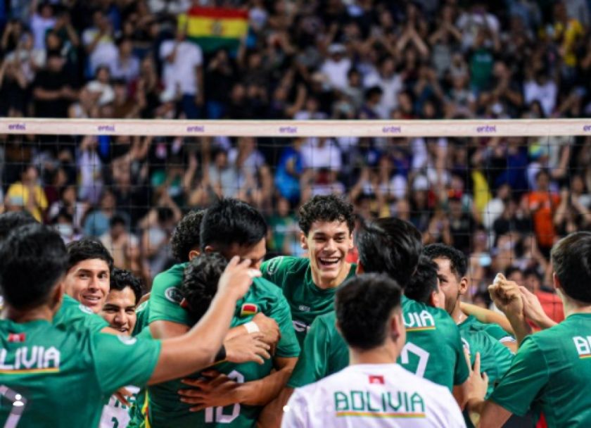 Bolivia se quedó con el quinto lugar de la Copa Sudamericana de Voleibol Masculino