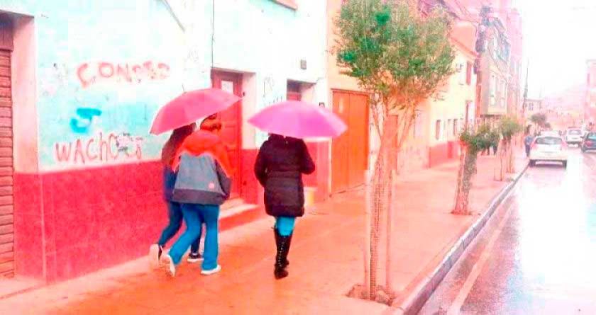 Las lluvias y nevadas llegan al departamento de Potosí