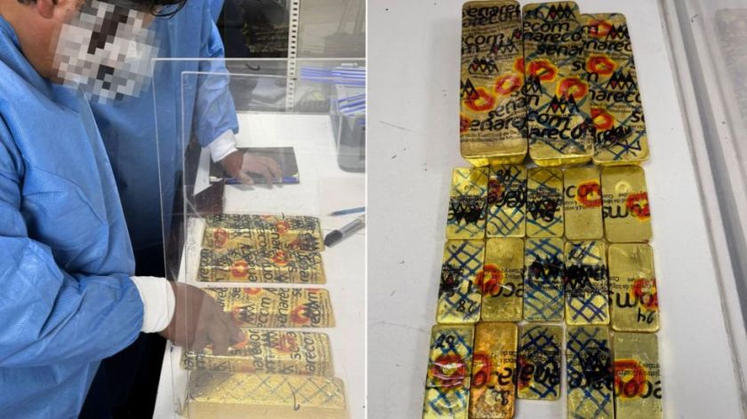 BCB recibe en custodia 77 piezas de oro incautadas y reporta una pureza superior al 90%