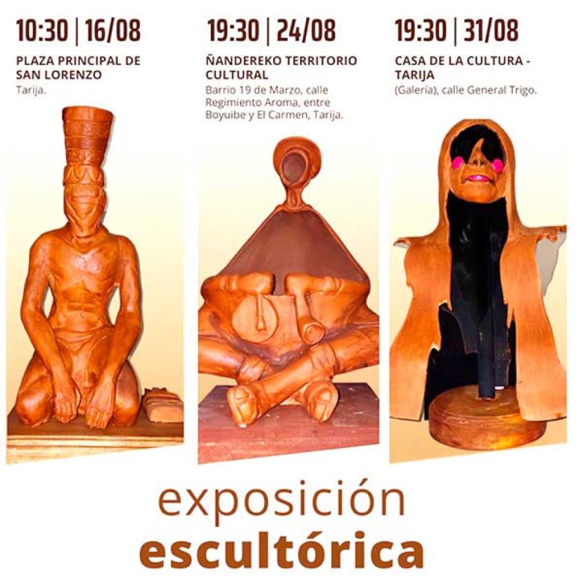 Tarija se alista para muestra de 12 esculturas de barro
