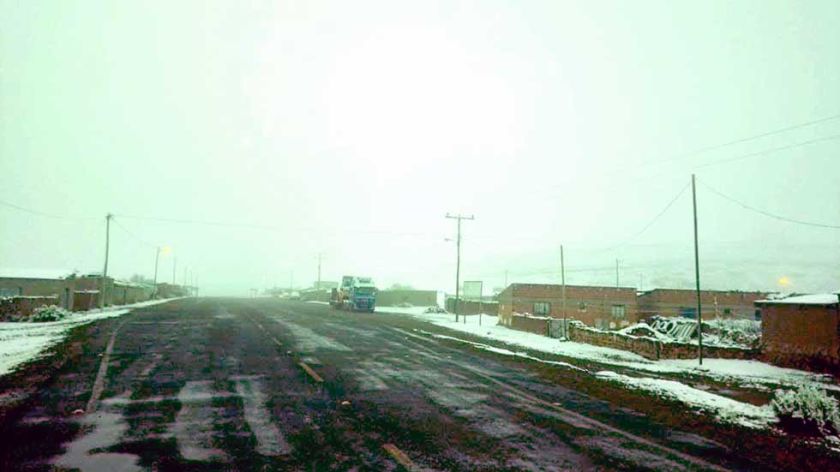Cierran frontera entre Chile y Bolivia por la nevada en la región del sudoeste