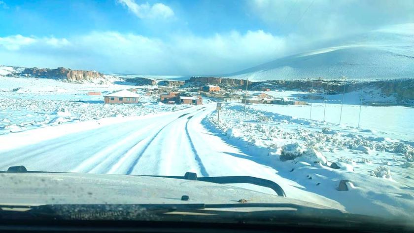 Turistas estadounidenses  son rescatados tras quedar  atrapados por la nieve 