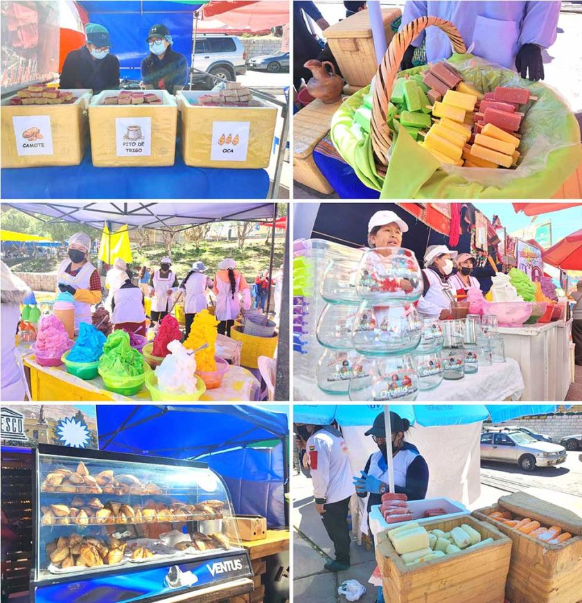 Salteñas y helados típicos gustaron en feria de Ch'utillos