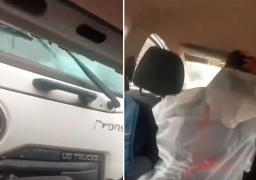 Accidente de tres automóviles en autopista La Paz- El Alto deja tres heridos