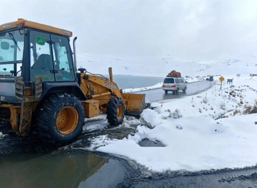 La ABC atendió más de 25 emergencias por nevadas 
