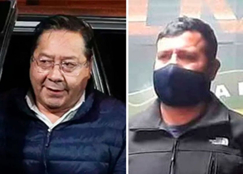 Luis Arce y exedecán de Evo cruzan acusaciones en la cárcel