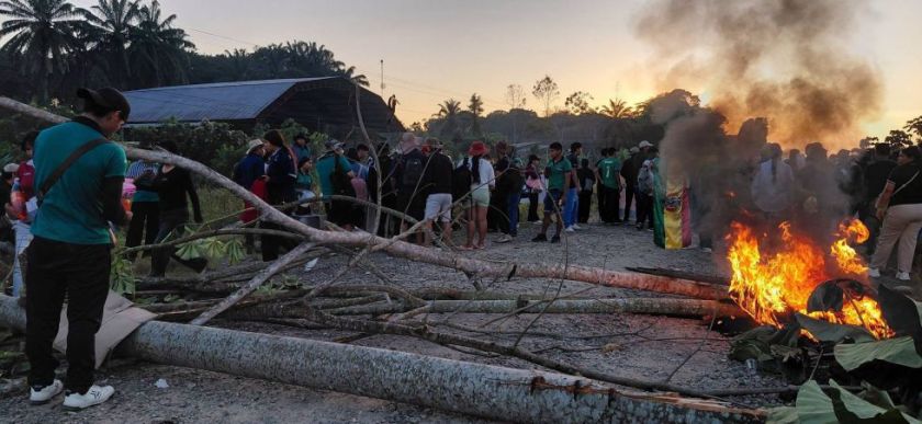 Rompen el Estado de excepción con un bloqueo en Chimoré